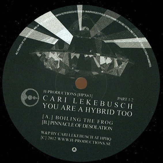 Cari Lekebusch : You Are A Hybrid Too (Part 1 / 2) (12")