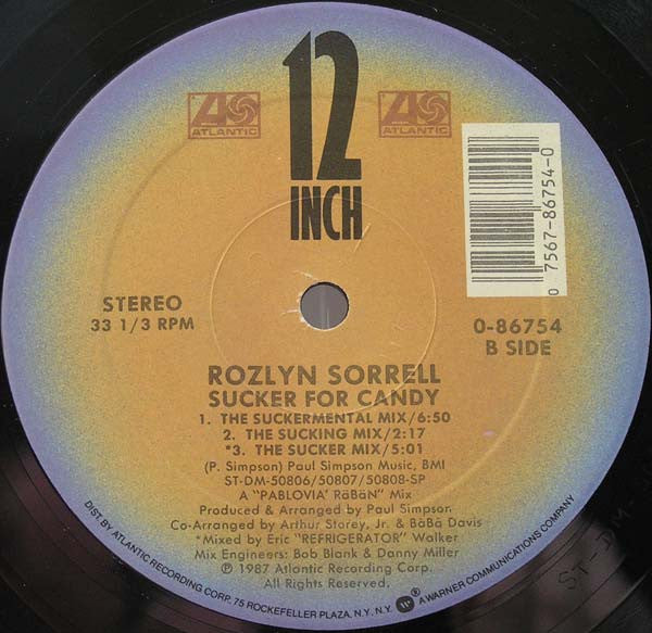 Rozlyn Sorrell : Sucker For Candy (12", Single)