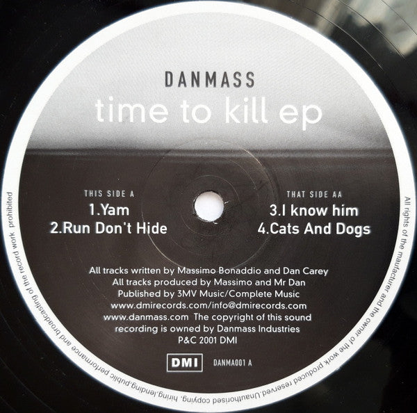 Danmass : Time To Kill EP (12")