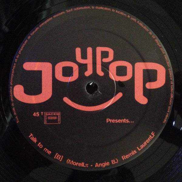 Joypop : Talk To Me (12")