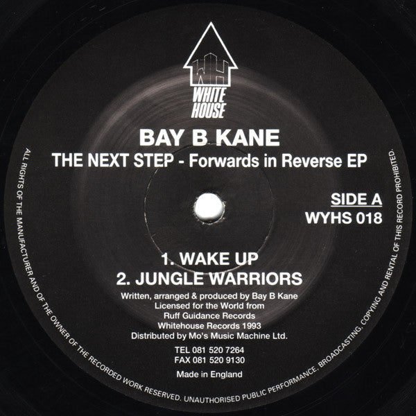 Baby B Kane* : The Next Step - Forwards In Reverse EP (2x12", EP, Ltd)