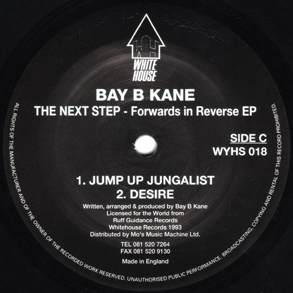 Baby B Kane* : The Next Step - Forwards In Reverse EP (2x12", EP, Ltd)