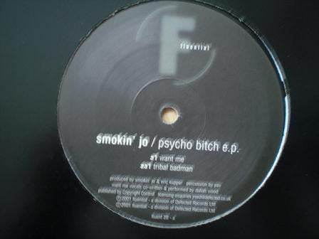 Smokin' Jo : Psycho Bitch EP (12", EP)