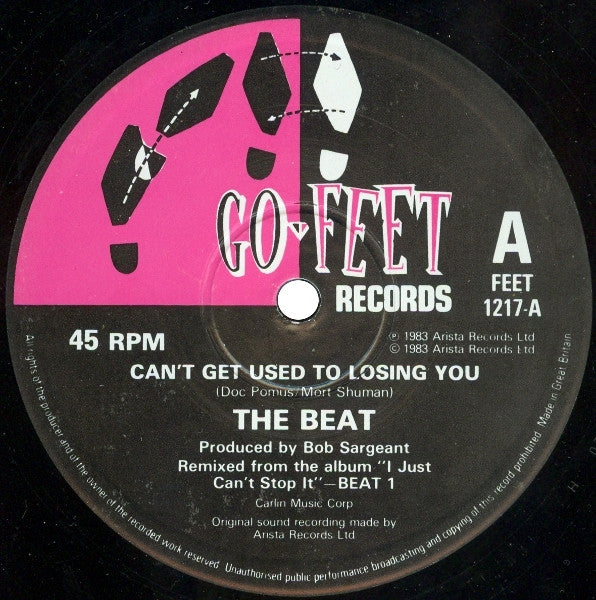 The Beat (2) : Can't Get Used To Losing You (1983 Remix Version) (12", Single)