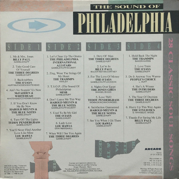 Various : The Sound Of Philadelphia (28 Classic Soul Songs) (2xLP, Comp, Gat)