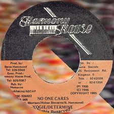 Yogie & Determine : No One Cares (7")