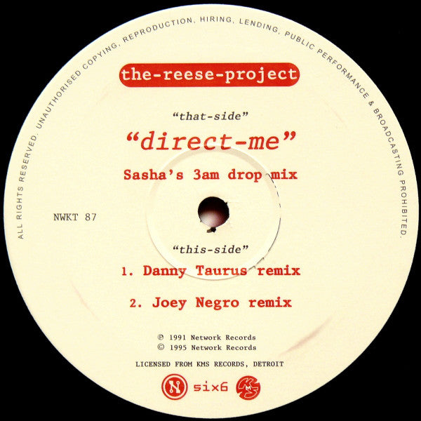 The-Reese-Project* : Direct-Me (Sasha-Remix) (12")