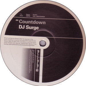 DJ Surge* : Chess Boxing / Countdown (12")