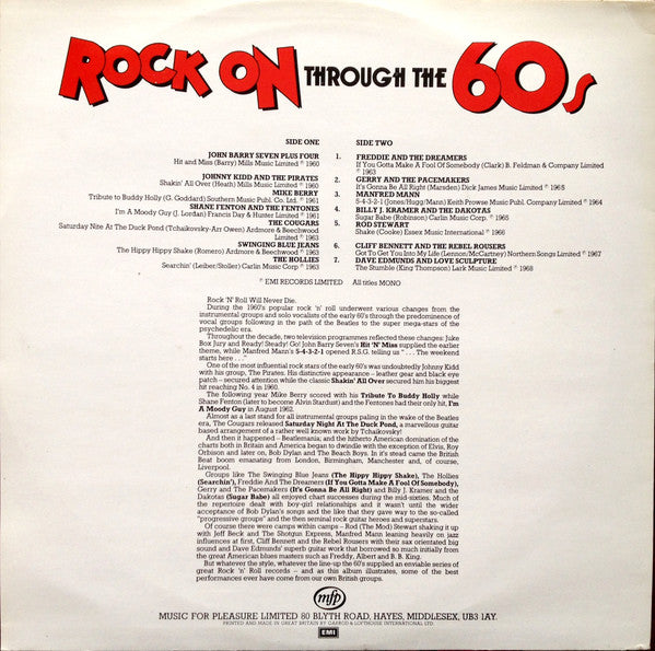 Various : Rock On Through The 60's (LP, Comp)