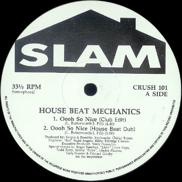 House Beat Mechanics : Oooh So Nice (12")