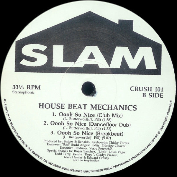 House Beat Mechanics : Oooh So Nice (12")