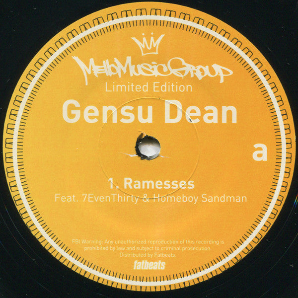 Gensu Dean : Ramesses / Wantchu (7", Ltd)