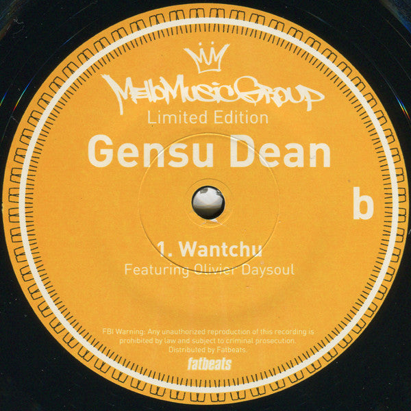 Gensu Dean : Ramesses / Wantchu (7", Ltd)