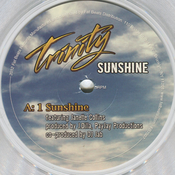 Trinity (47) : Sunshine (7", Single, Cle)