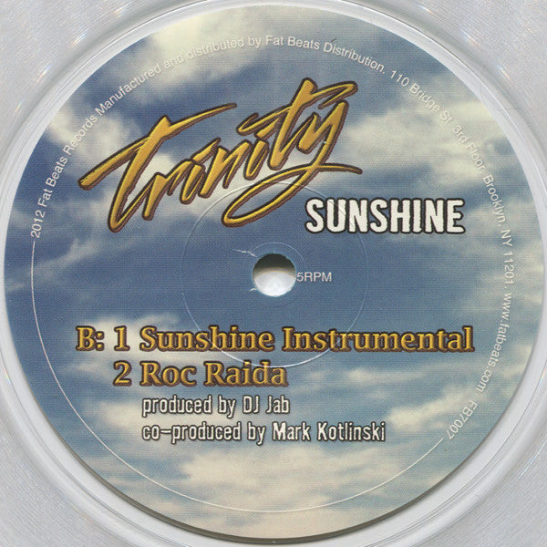 Trinity (47) : Sunshine (7", Single, Cle)