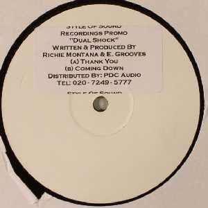 Richie Montana & E Grooves : Dual Shock (12", Promo, W/Lbl, Sti)