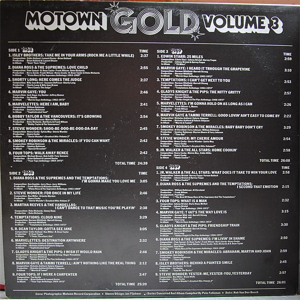 Various : Motown Gold Volume 3 (1968-1969) (2xLP, Comp)