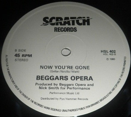 Beggars Opera : Lifeline (12", Maxi)