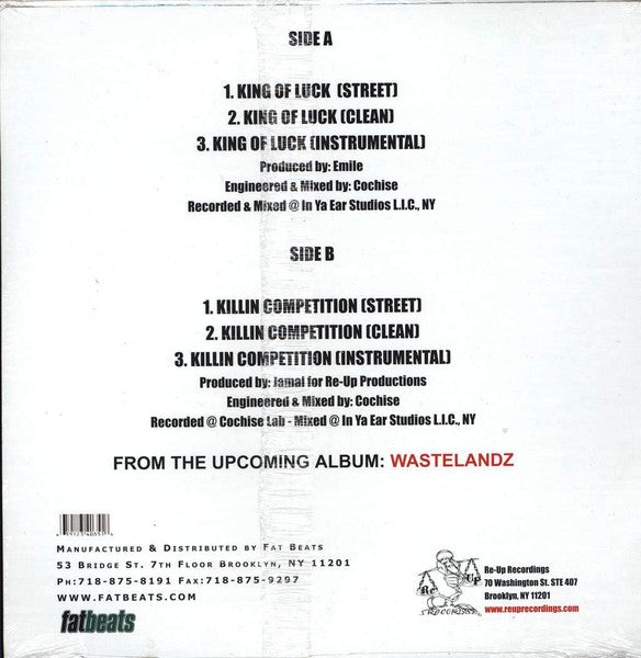 Wastlanz Featuring Kwaze Modoe And R.A.P. : King Of Luck (12")