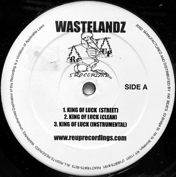 Wastlanz Featuring Kwaze Modoe And R.A.P. : King Of Luck (12")