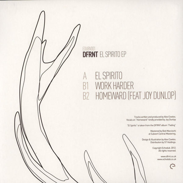 DFRNT : El Spirito EP (12", EP, Pic)