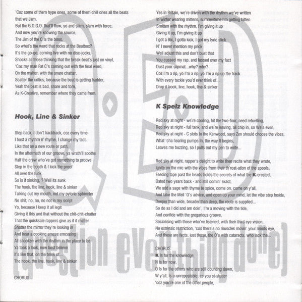 The K-Creative : Q.E.D. (Question Everything Done) (CD, Album)