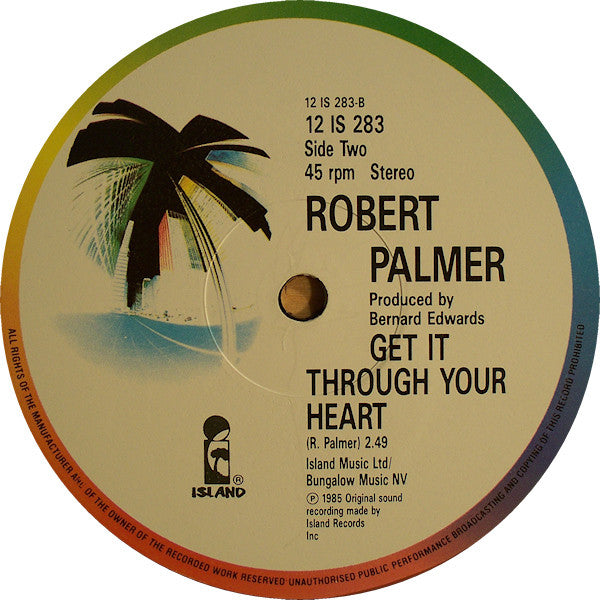 Robert Palmer : I Didn't Mean To Turn You On (12")
