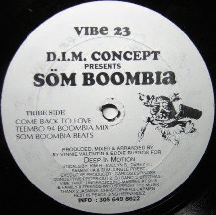 D.I.M. Concept : Söm Boombia (12")