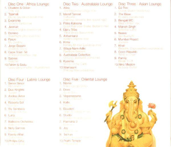 Various : Global Chillout Lounge 3 (5xCD, Comp + Box)