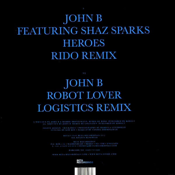 John B : Light Speed Remixed Part One (12")