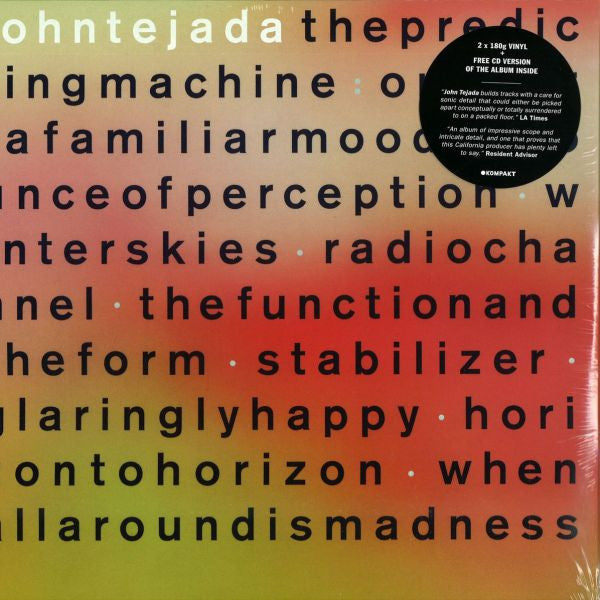 John Tejada : The Predicting Machine (2xLP, Album + CD)