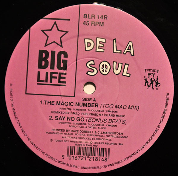 De La Soul : 4 New Remixes (12")