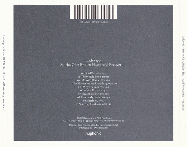 Ladyvipb : Stories Of A Broken Heart And Recovering (CD, Album)