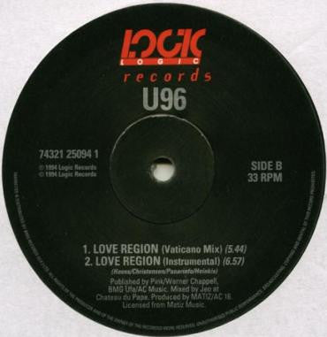 U96 : Love Religion (12")