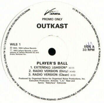 OutKast : Player's Ball (12", Promo)