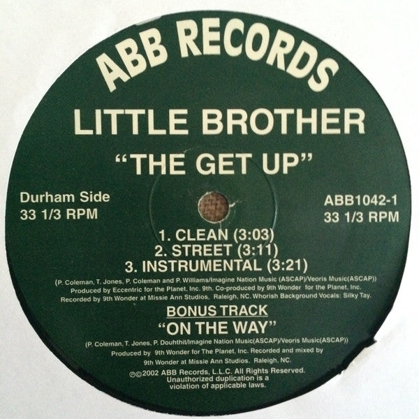 Little Brother (3) : The Way You Do It (12")