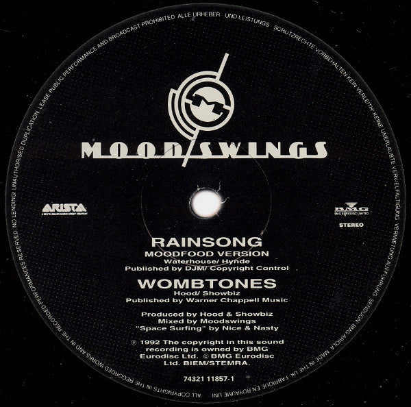 Moodswings : Taste EP (Rainsong) (12", EP)