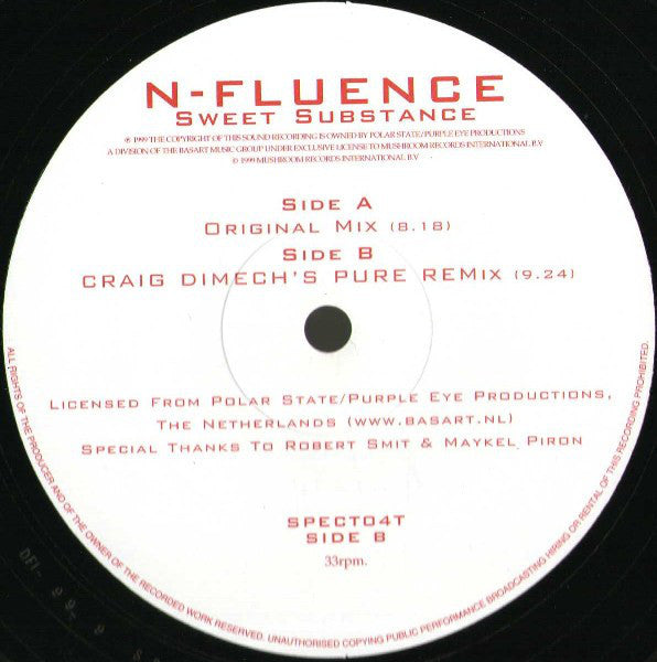 N-Fluence : Sweet Substance (12")