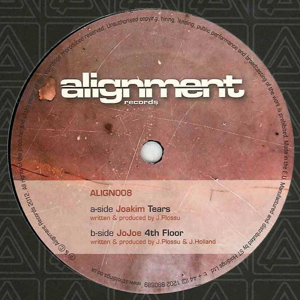 Joakuim, JoJoe : Tears / 4th Floor (12")