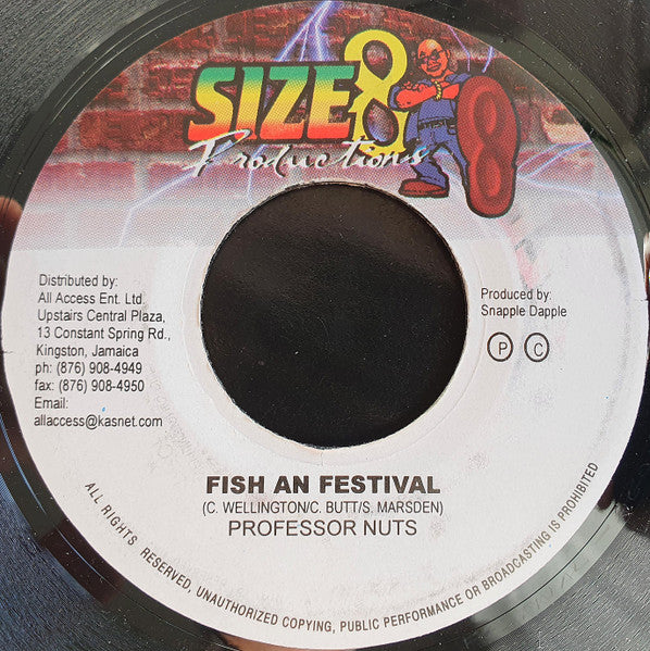 Professor Nuts : Fish An Festival (7")
