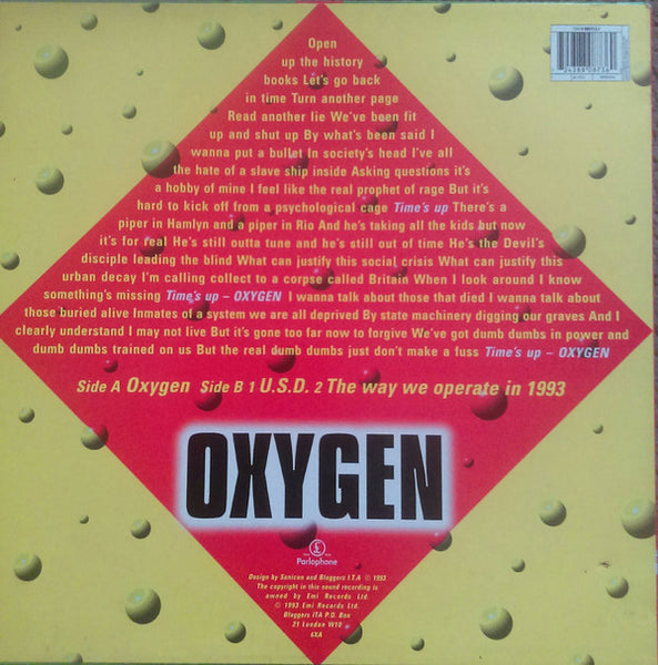 Blaggers I*T*A* : Oxygen (12")