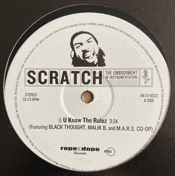 Scratch : U Know The Rulez (12")