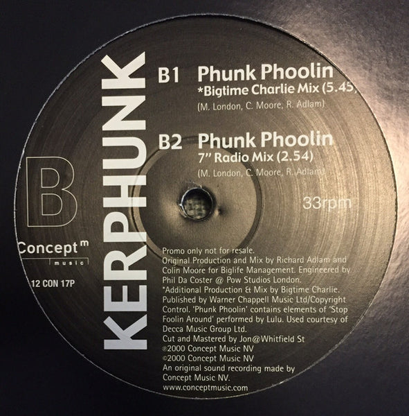 Kerphunk : Phunk Phoolin (12", Promo)
