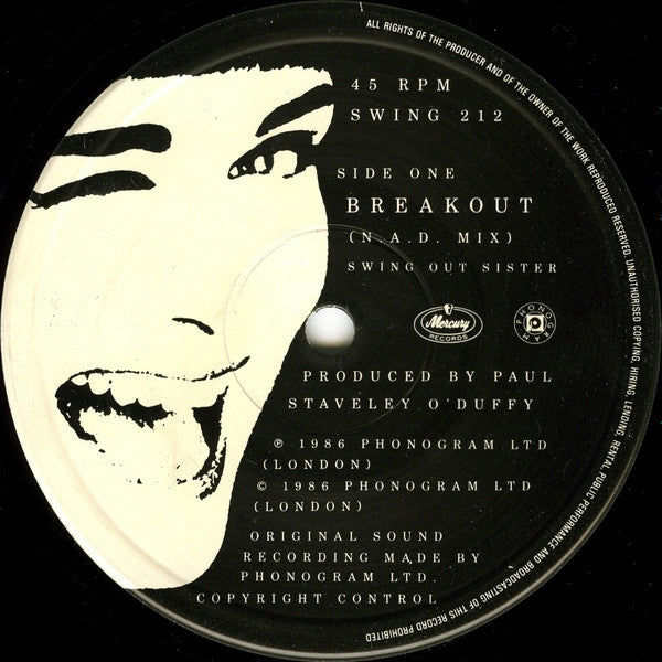 Swing Out Sister : Breakout (12", Single)