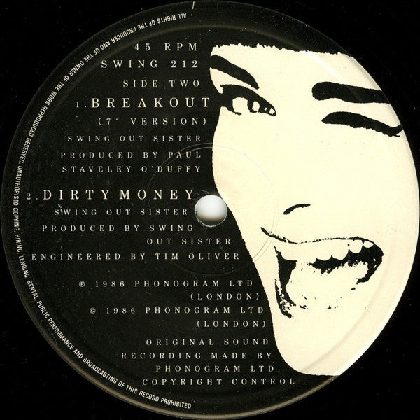 Swing Out Sister : Breakout (12", Single)