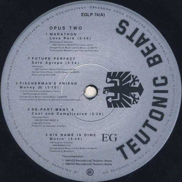 Various : Teutonic Beats: Opus Two (LP, Comp)