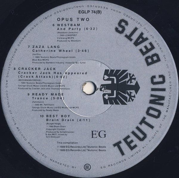 Various : Teutonic Beats: Opus Two (LP, Comp)