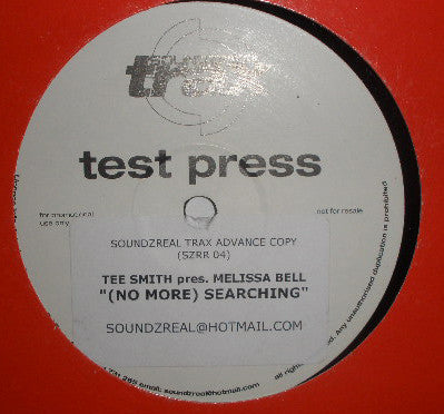 Melissa Bell : (No More) Searching (12", S/Sided, TP, Sti)