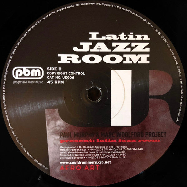 Paul Murphy & Marc Woolford Project : Jazz Room (12")