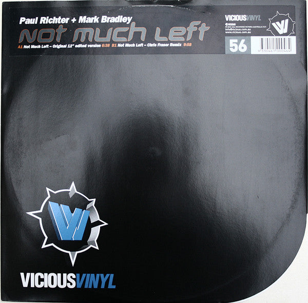 Paul Richter & Mark Bradley (3) : Not Much Left (12")